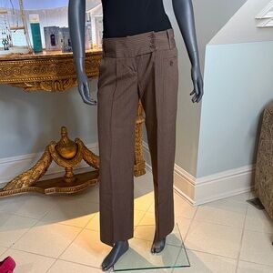 Larry Levine Tan and Brown Skirt